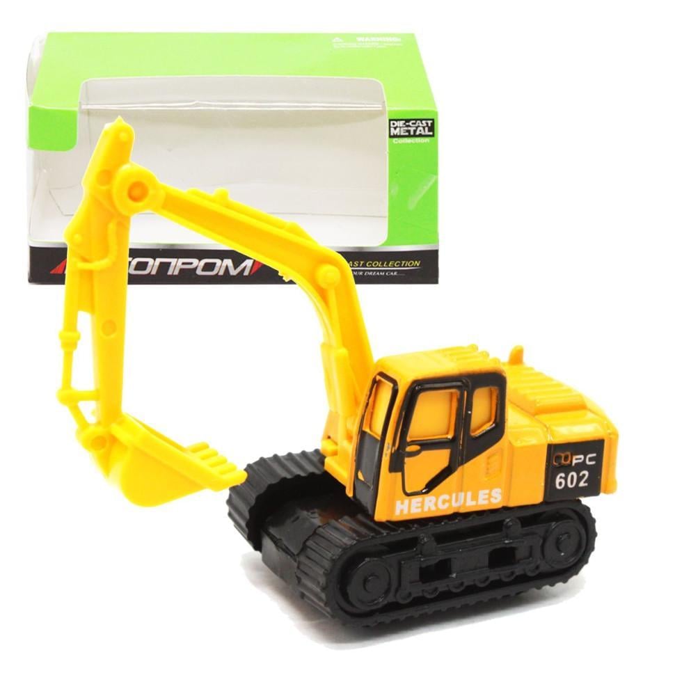 Машинка іграшкова спецтехніка Автопром 7628 масштаб 1:64 металічна екскаватор (RLT23825s30892) Машинка іграшкова спецтехніка Автопром 7628 масштаб 1:64 металічна екскаватор (RLT23825s30892)
