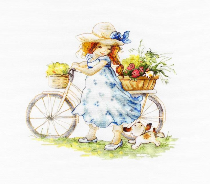 Набор для вышивки крестиком Luca-S B1129 Покатай