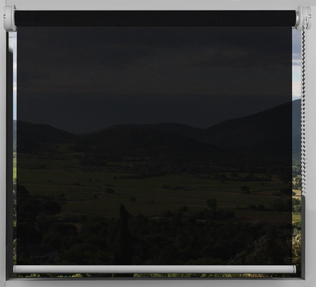 Ролета тканевая мини Decolux Pastel Opal Мн-19 45х160 см Белый/Черный