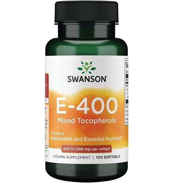 Витамины Swanson Vitamin E Mixed Tocopherols 400 IU 100 Softgels (000020014)