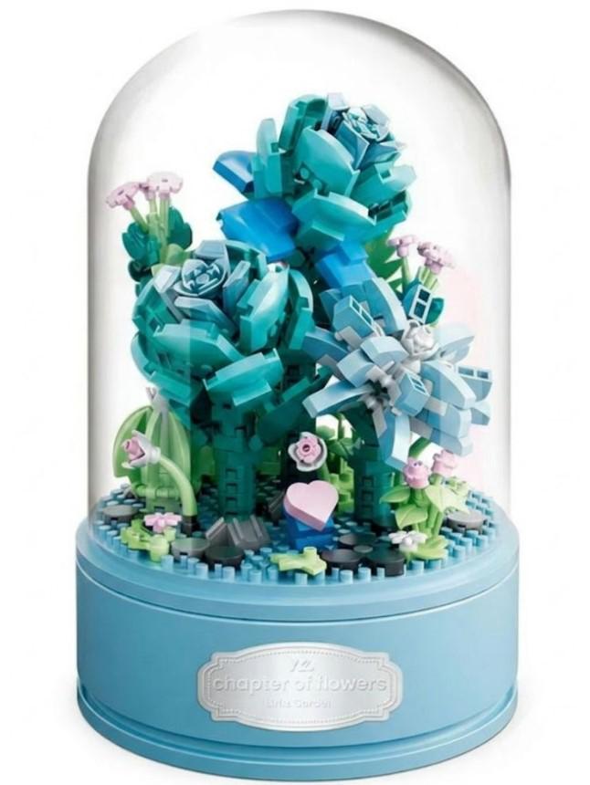 Конструктор музыкальный Musical Exotica серия Musical Flask Голубые розы под куполом 522 детали (2104619289) Конструктор музыкальный Musical Exotica серия Musical Flask Голубые розы под куполом 522 детали (2104619289)