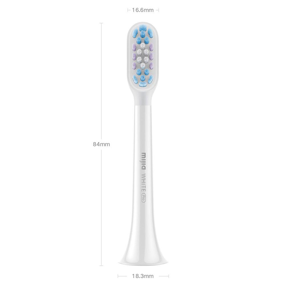 Насадка для зубної електрощітки MiJia T501/T501C 2 шт. White (MBS307) - фото 6