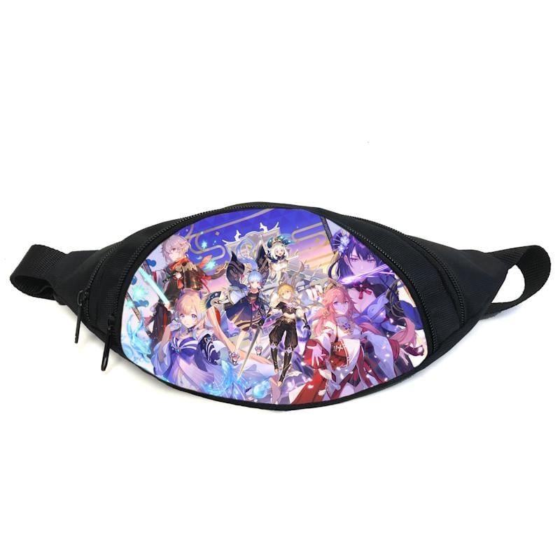 Поясная сумка-бананка Cappuchino toys Genshin impact GB GI 045 Черный (2087115141) Поясная сумка-бананка Cappuchino toys Genshin impact GB GI 045 Черный (2087115141)