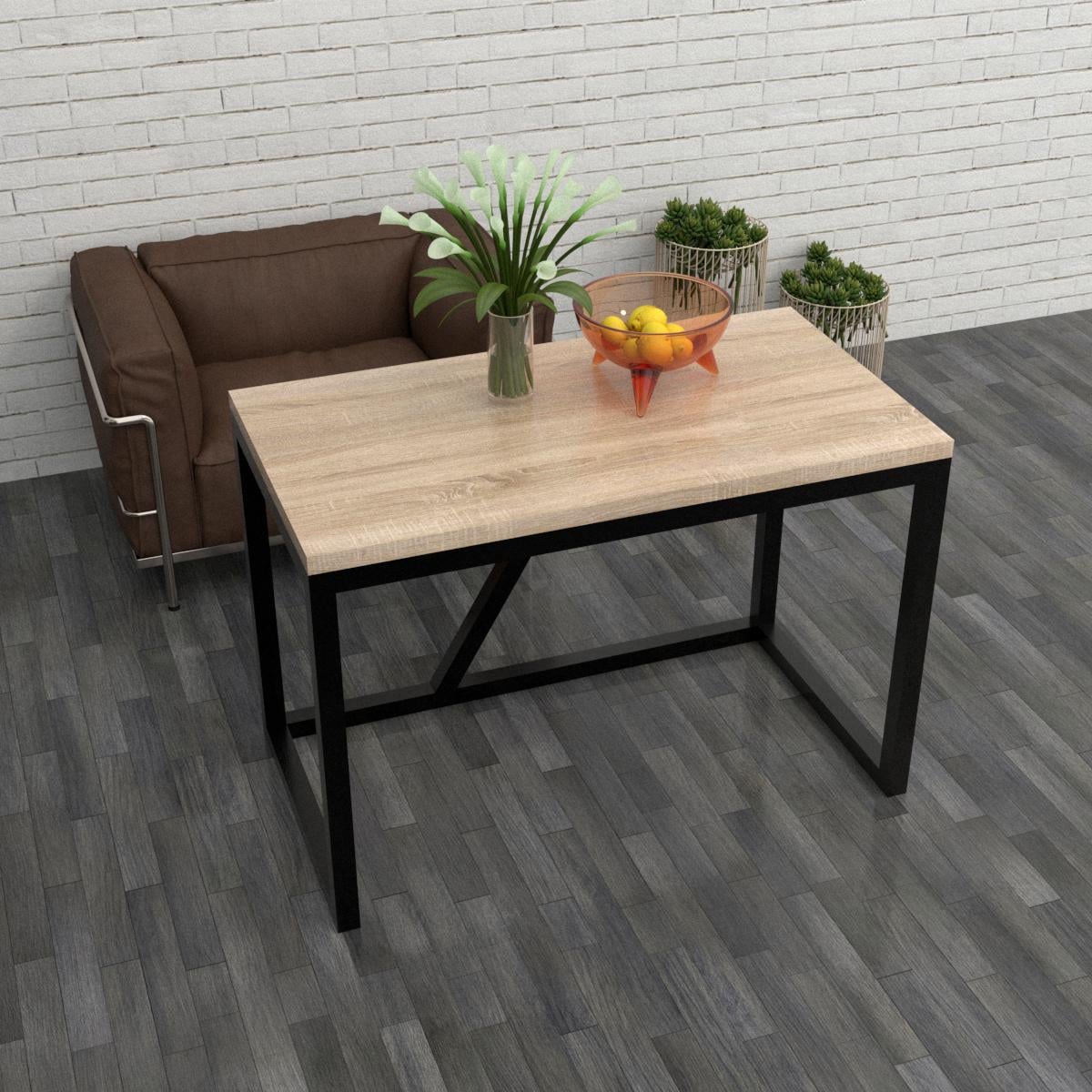 Обеденный стол EcoLoft Лофт Ларден DSP-1188 Дуб сонома (25775296)