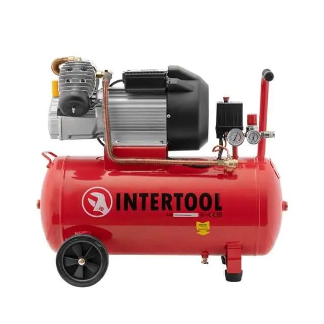 Компрессор INTERTOOL PT-0007 50 л 3 кВт 220 В 8 атм 420 л/мин