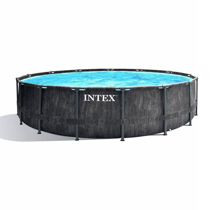 Бассейн каркасный Intex Prism Frame 26742-0 457х122 см круглый Коричневый (147-9-26742-0)