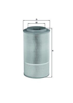 Фильтр воздушный MAN TGA/TGL/TGM/TGS 00- (LX 1024)