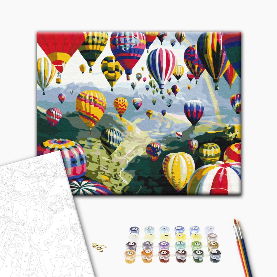 Картина по номерам из поликотонного полотна Brushme Шары 40x50 см (6-83-BS6524) - фото 2