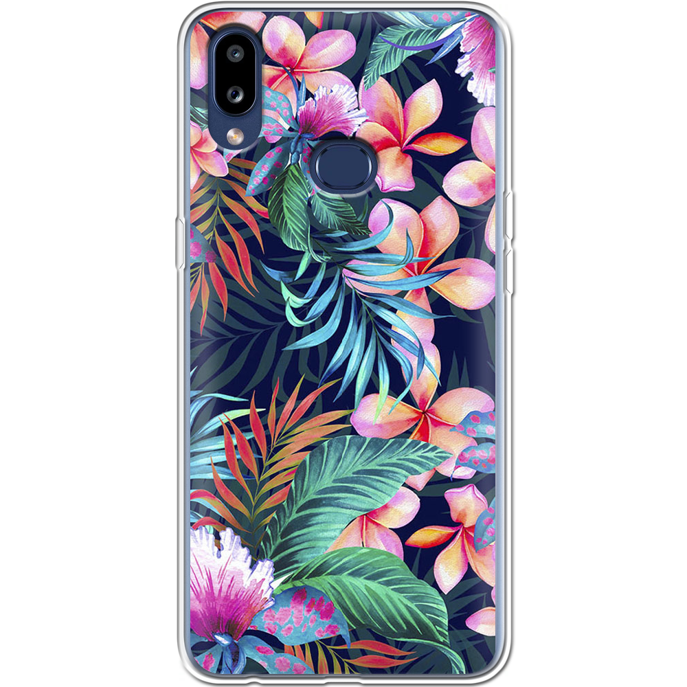 Чехол Boxface Samsung A107 Galaxy A10s flowers in the tropics Прозрачный силикон (37944-up1971-37944)