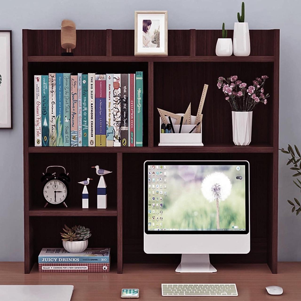 Полка-надстройка настольная из дерева Лаоми конфи (АКД-023213)