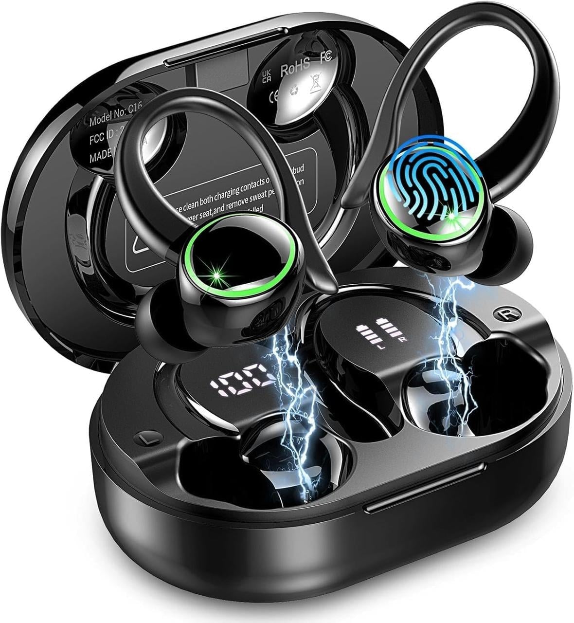 Наушники Bluetooth Matast 5.4 спортивные