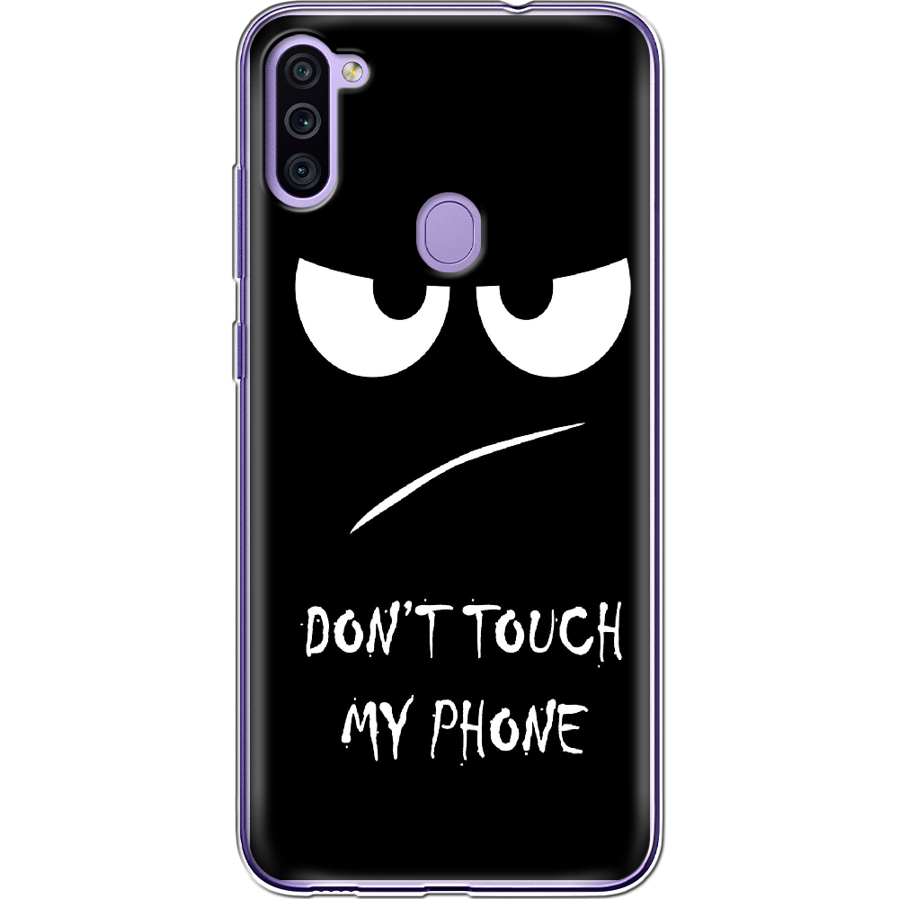 Чехол Boxface Samsung M115 Galaxy M11 Don't Touch my Phone Прозрачный силикон (39780-up535-39628)