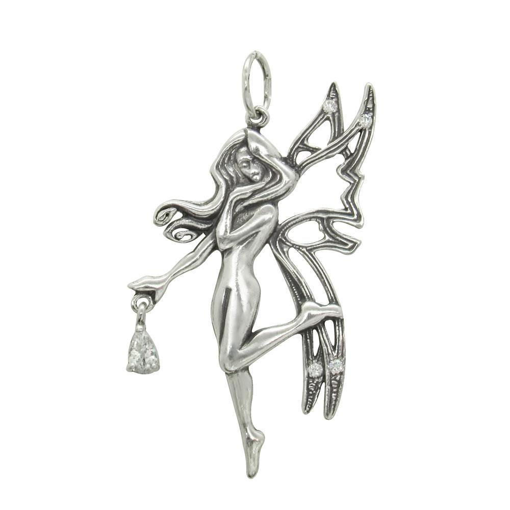 Срібний підвіс з фіанітами Фея (1165626478) Срібний підвіс з фіанітами Фея (1165626478)