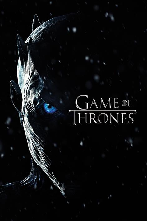 Постер плакат Игра Престолов Сезон 7 Ночной Король/Game of Thrones Season 7 Night King 61x91,5 см