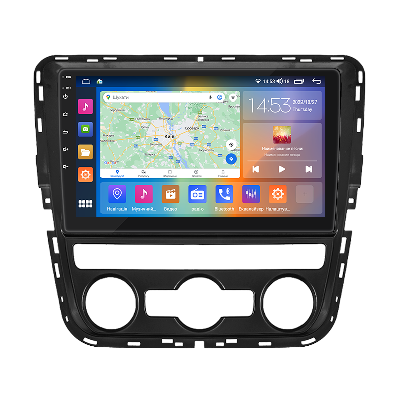 Автомагнитола штатная Lesko для Volkswagen Scirocco R I 2009-2014 9" 4/64Gb CarPlay 4G Wi-Fi GPS Prime MOB