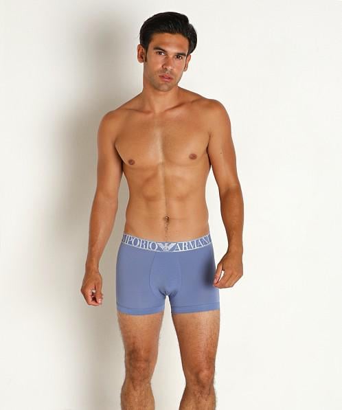 Трусы мужские боксеры Emporio Armani М Голубой (3F511-111389гол)