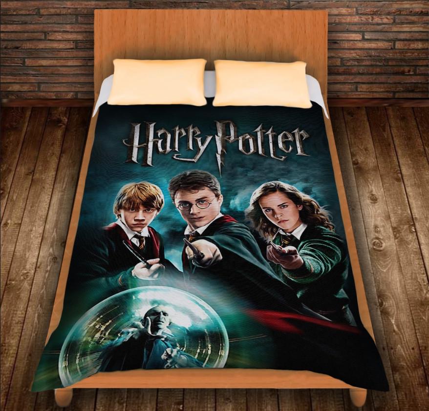 Плед с 3D принтом Гарри Поттер Магия 150х200 см (epi_0015)