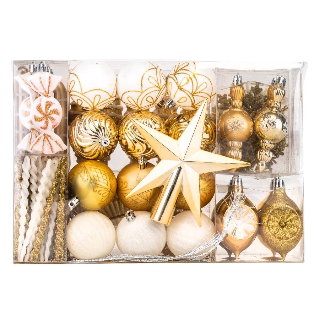 Набір ялинкових іграшок Різдвяна Зірка 88 шт. (9125-041)