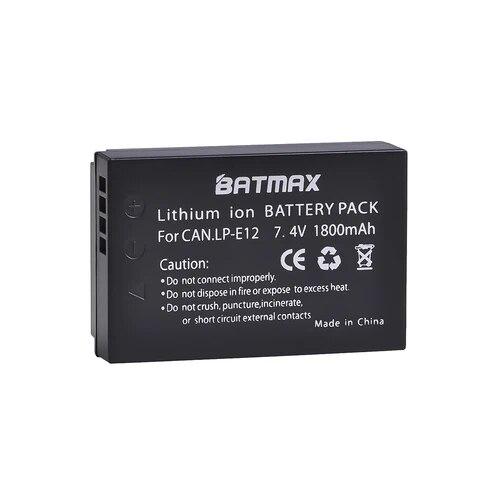 Аккумулятор для фотоаппаратов Canon LPE12 1800 ma