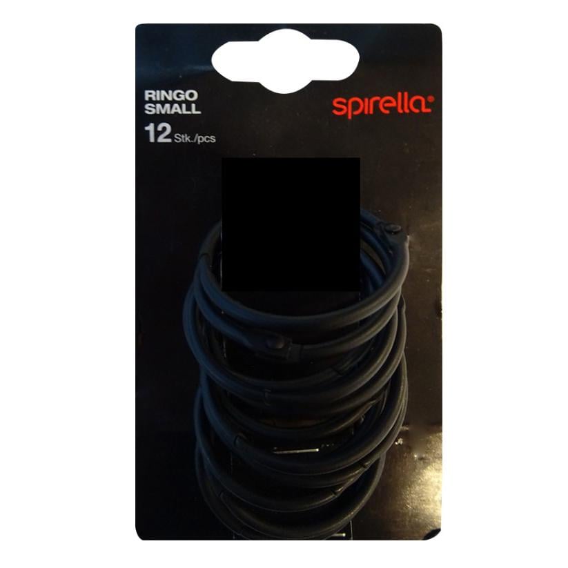 Кольца для шторки Spirella RINGO SMALL 12 шт. Черный (10.20595) - фото 4