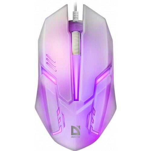 Мишка Defender 52561 Cyber MB-560L 3кн підсвітка 1200dpi дротова Білий