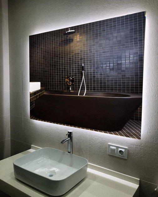 Зеркало с фоновой LED подсветкой Seria A ML-08 1000х700 мм