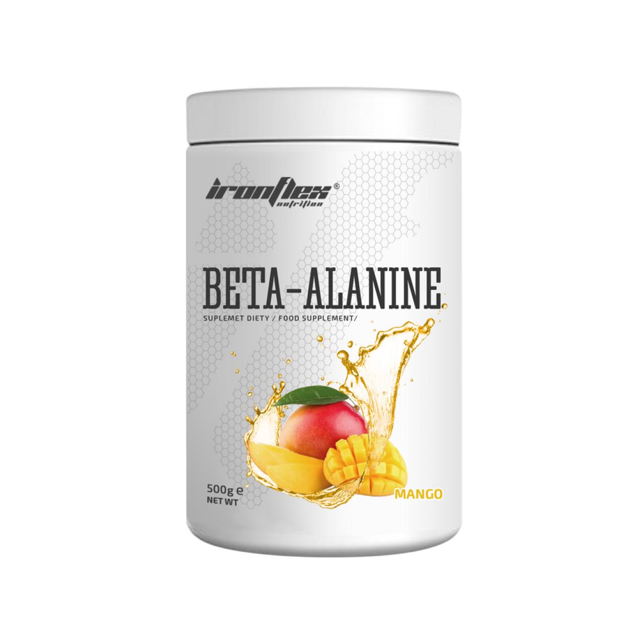 Бета-аланин IronFlex Beta-Alanine Mango 500 г Бета-аланин IronFlex Beta-Alanine Mango 500 г