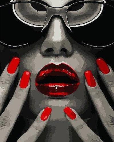 Картина по номерам Art Story В красном цвете 40х50 см (AS0758)