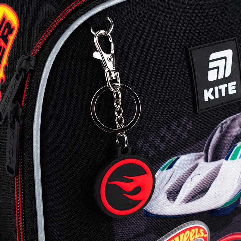 Шкільний рюкзак каркасний KITE Education 555 Hot Wheels 14 л Чорний (HW25-555S) - фото 14