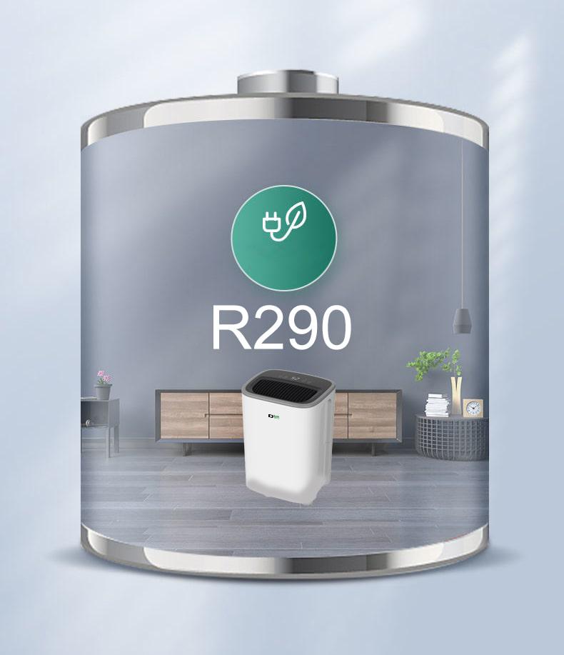 Осушитель воздуха Amador-101 на фреоне R290 2,3 л 12 л/день (PD12R-KBE) - фото 9