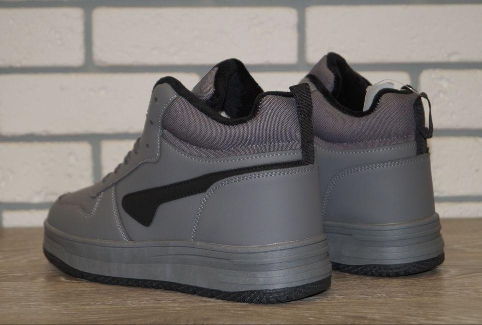 Хайтопи зимові підліткові FDEK р. 36 23 см Сірий (31330-36) - фото 7 Хайтопи зимові підліткові FDEK р. 36 23 см Сірий (31330-36) - фото 7