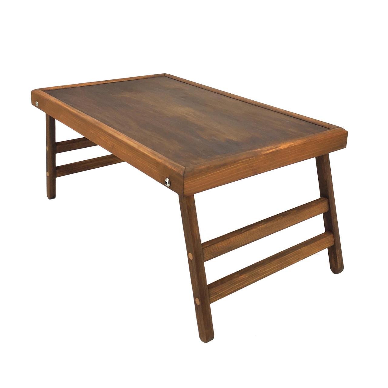 Столик-поднос для завтрака из дерева Техас Латте (СТП-000516)