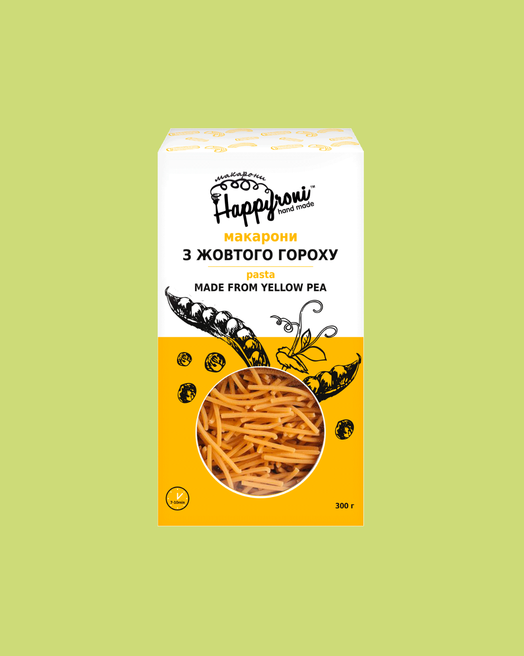 Вермишель из желтого гороха 300 г