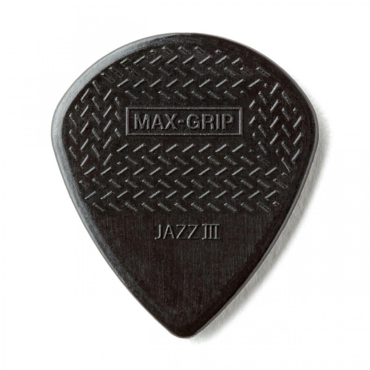 Медіатор Dunlop 471R3S Nylon Jazz III Max-Grip Stiffo 1,38 мм 24 шт. (121888)