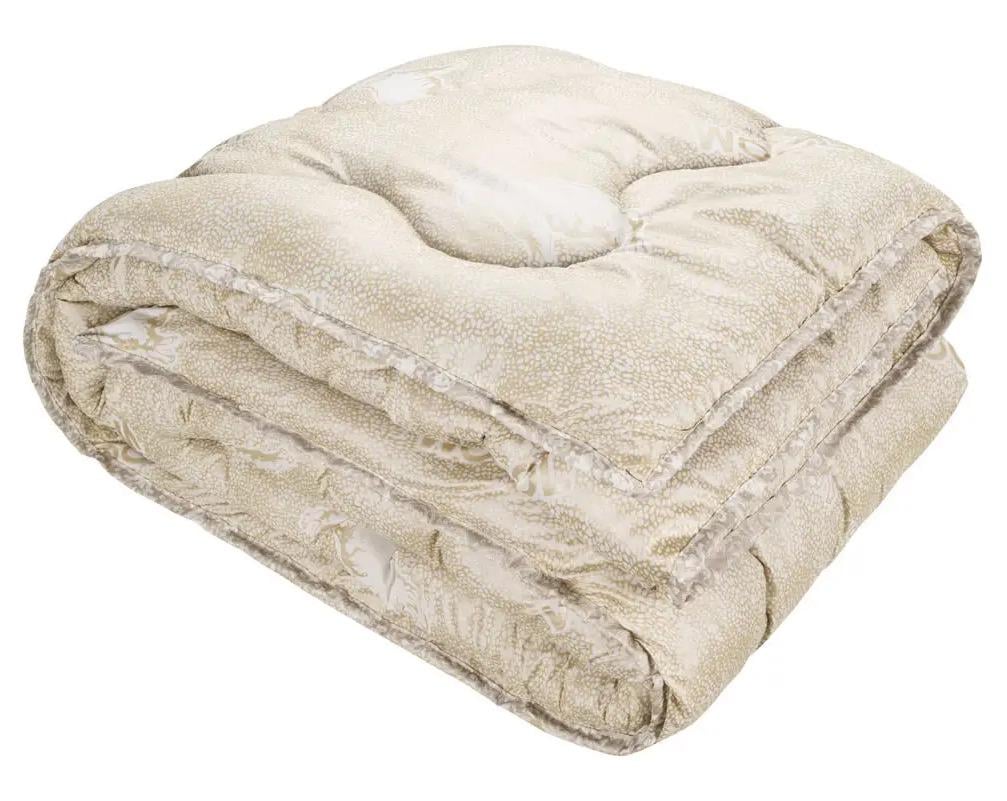 Одеяло шерстяное стеганое двуспальное 175х205 см (213780)