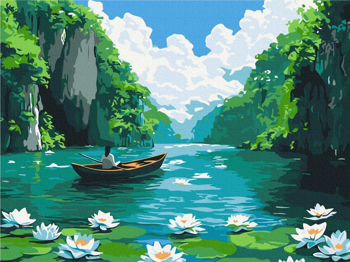 Картина за номерами Brushme Де панує світ 30x40 см (RBS54240) Картина за номерами Brushme Де панує світ 30x40 см (RBS54240)