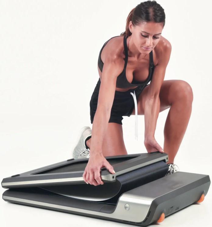 Беговая дорожка Toorx Treadmill WalkingPad with Mirage Display Mineral Grey (44054) - фото 11