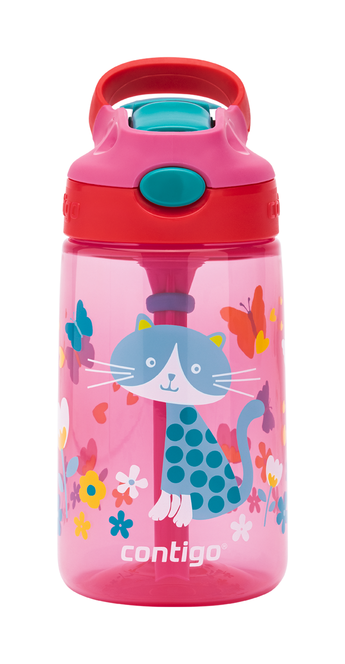 Пляшка дитяча Contigo Gizmo Flip Cat 0,42 л Cherry (2116113)