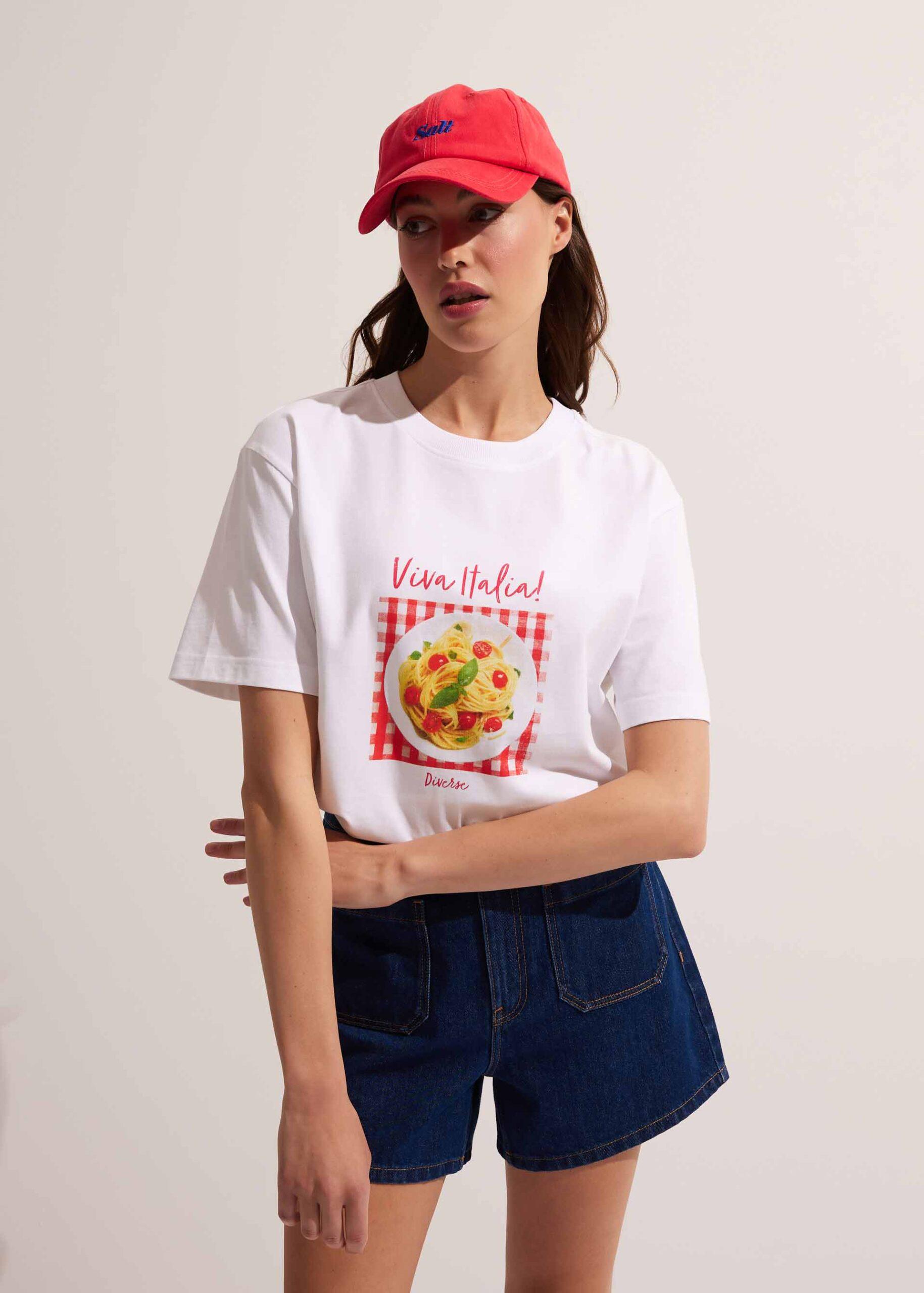 Футболка женская Diverse SENNI A L Белый (5905384131850)