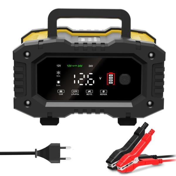Зарядное устройство импульсное Foxsur 12V/10A-24V/5A FPT-100 десульфатор 6-200 А/ч (2497262741)
