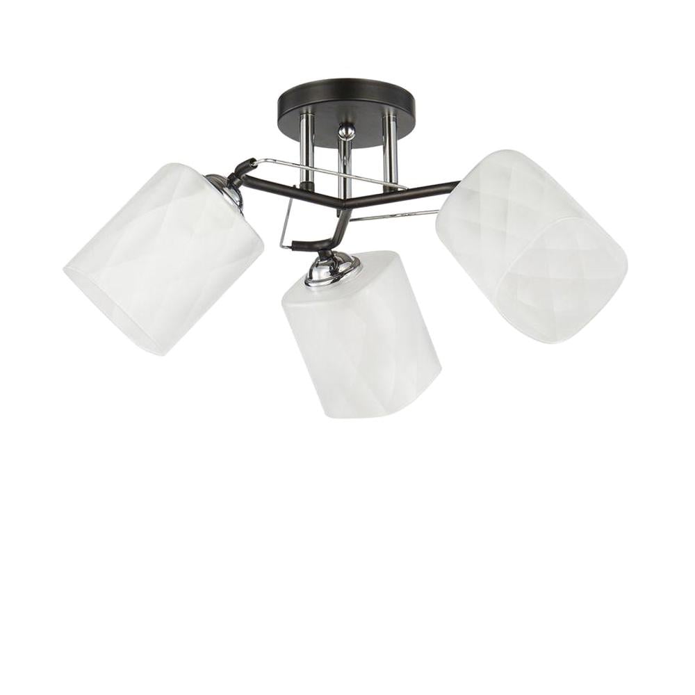 Люстра потолочная Light House SC-20231/3 BK/CR D450х235 Черный/Хром