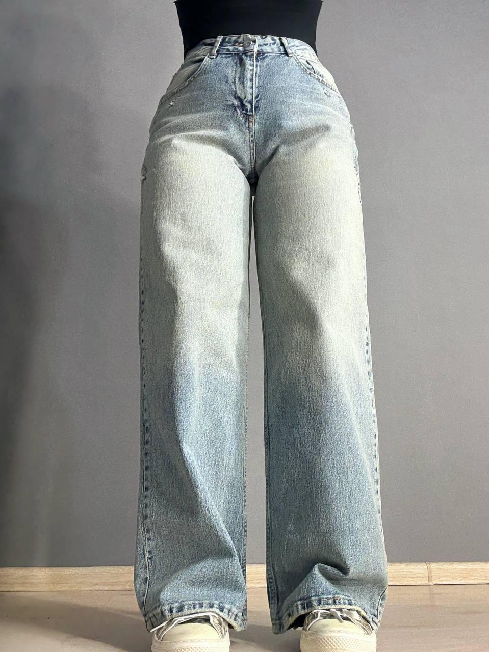 Джинси жіночі I8 51777 BAGGY широкі рвані р. 26 Блакитний (1973) - фото 10 Джинси жіночі I8 51777 BAGGY широкі рвані р. 26 Блакитний (1973) - фото 10