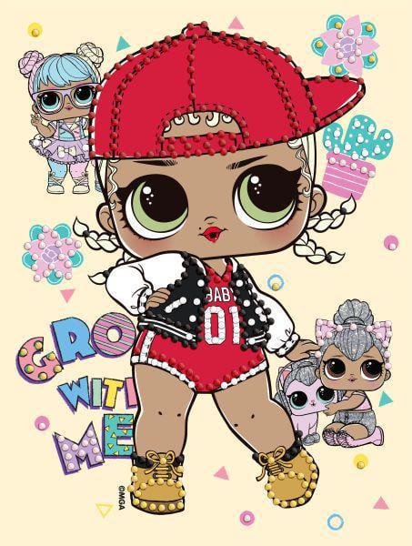 Алмазная мозаика с частичной выкладкой Ideyka LOL Surprise! SWAG 15х20 см (Id-AML1196)