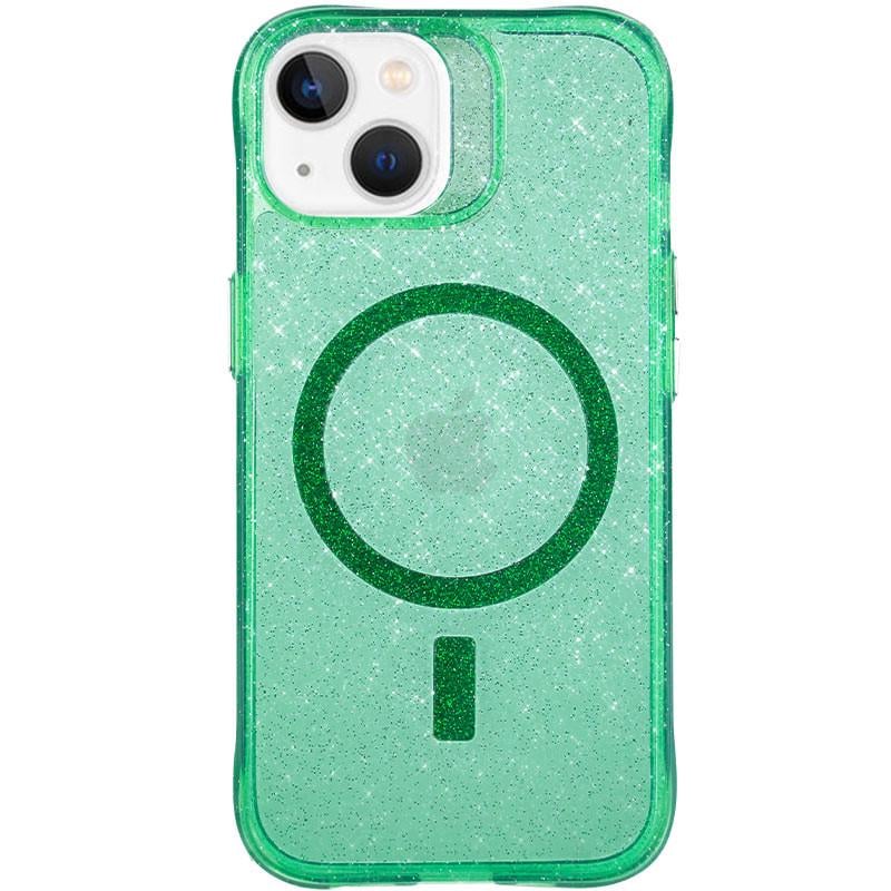 Противоударный Чехол TPU Radiance with MagSafe для Apple iPhone 13 (6.1") Green