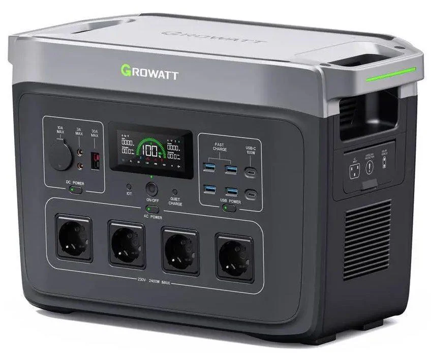 Зарядна станція Growatt INFINITY 2400 PRO 2048Wh 2400W LiFePO4 (31933478) Зарядна станція Growatt INFINITY 2400 PRO 2048Wh 2400W LiFePO4 (31933478)