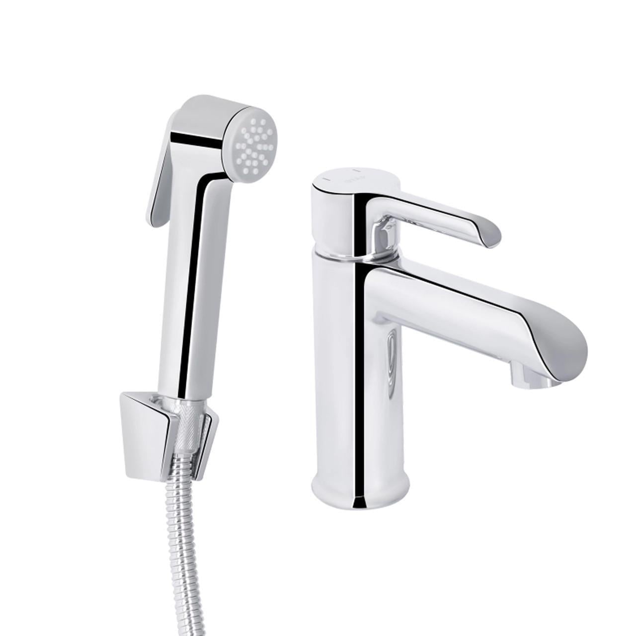 Смеситель для раковины Qtap Grand QTGRA272CRM45670 с гигиеническим душем Chrome (2552208861)