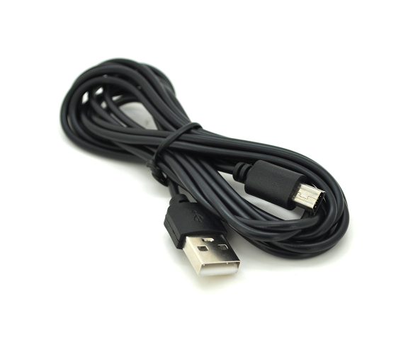 Кабель VOLTRONIC USB 2.0 AM/Mini 5 pin 2 м Black (YT-C/AM-2MnB)