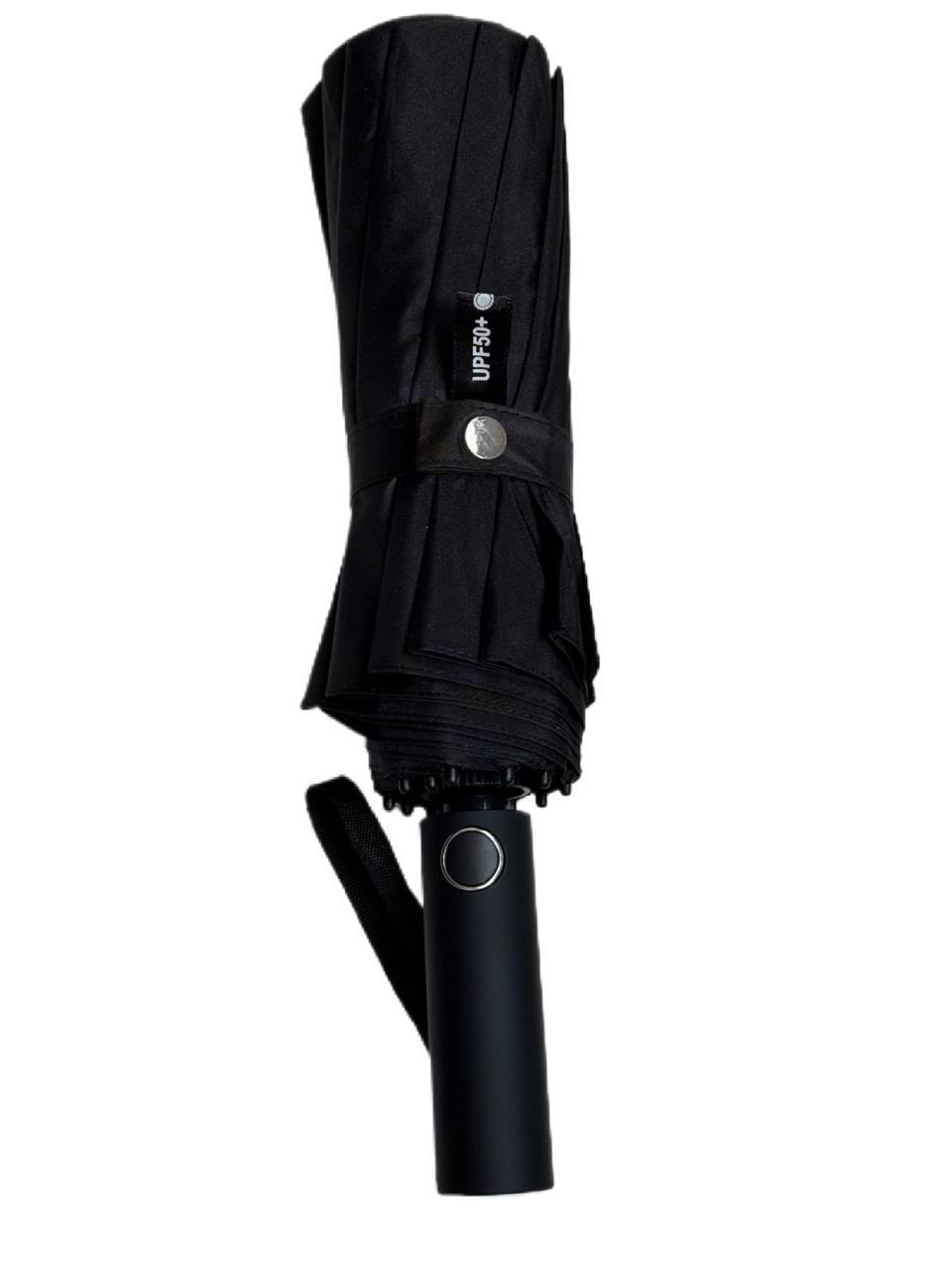 Парасолька-автомат SKS 12 шестисегментних спиць з системою антивітер Чорний - фото 5 Парасолька-автомат SKS 12 шестисегментних спиць з системою антивітер Чорний - фото 5