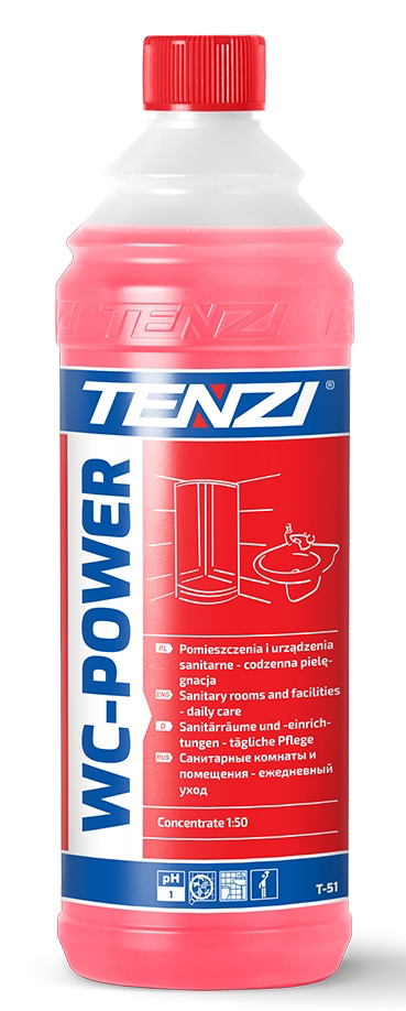 Засіб для миття та дезінфекції санвузлів Tenzi WC-Power 1 л