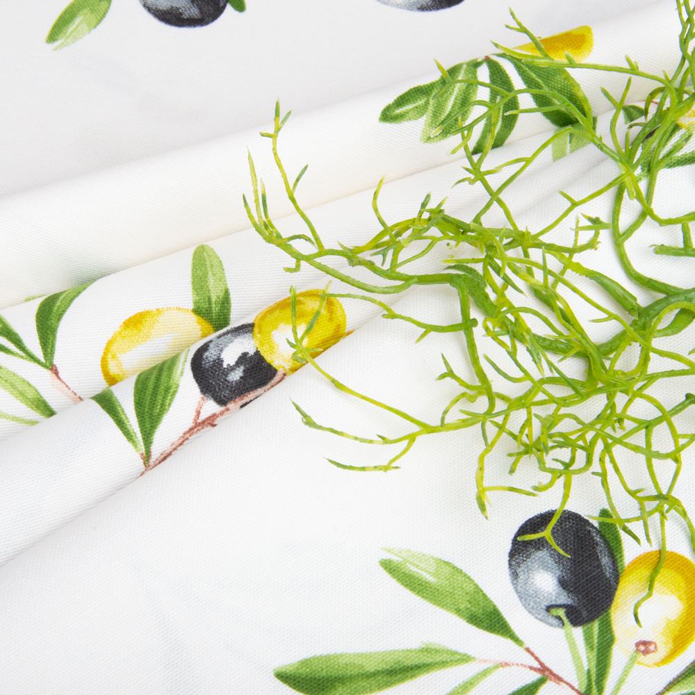 Тканина декоративна скатерна Оливки бавовна з водовідштовхувальним просоченням 220 гр/м2 180 см Сіро-білий мармур (26927) - фото 5 Тканина декоративна скатерна Оливки бавовна з водовідштовхувальним просоченням 220 гр/м2 180 см Сіро-білий мармур (26927) - фото 5